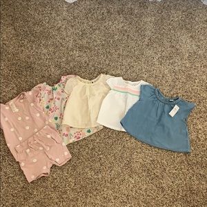 Baby girl bundle 6-12 month H&M Old Navy Carter’s